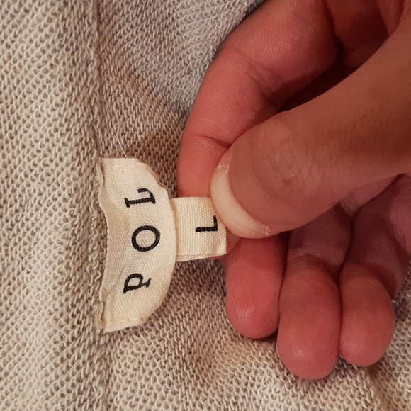 POL Grey French Terry Button-Up Jacket (Large) - Picture 9 of 10